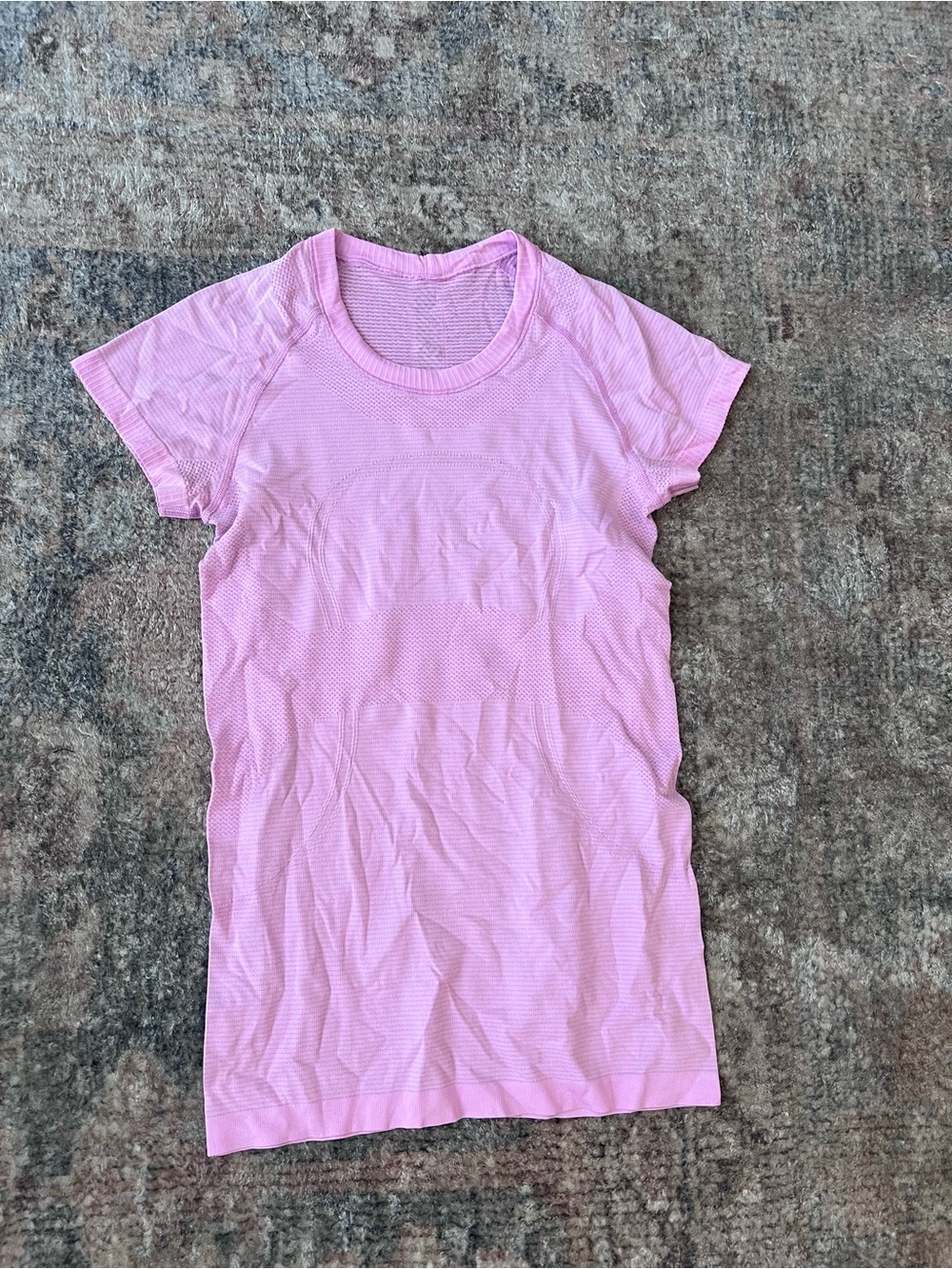Lululemon Bubblegum Pink Short Sleeve Crewneck Tee